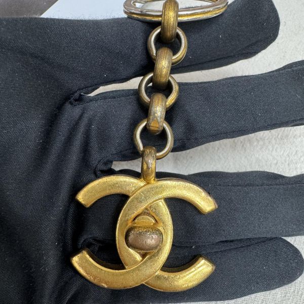 Chanel 雙C 鑰匙圈 