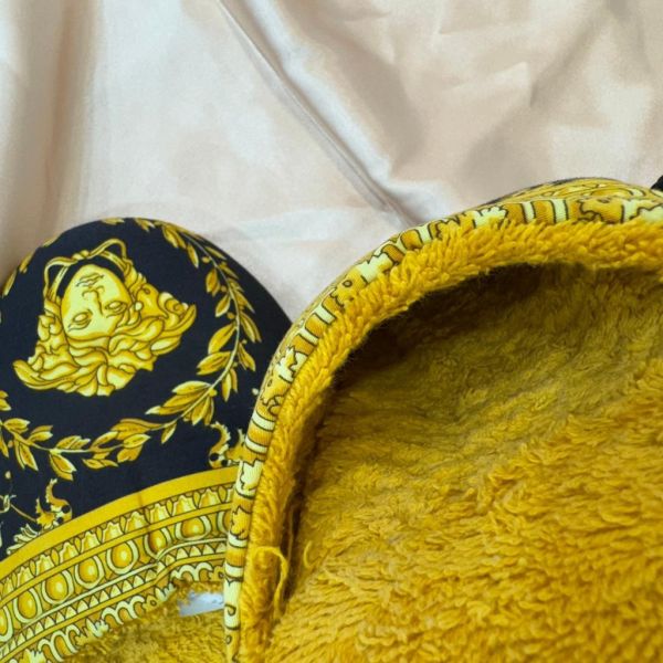 Versace 毛巾棉奢華居家拖鞋 