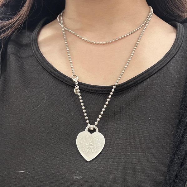 TIFFANY & CO.  Return to Tiffany™ 925純銀愛心項鍊 