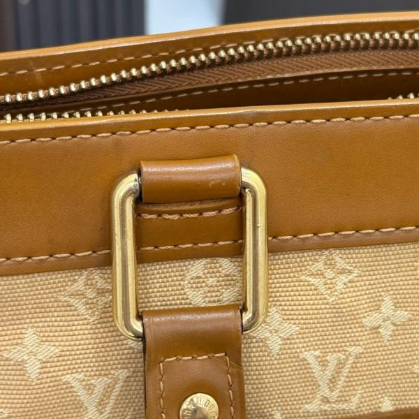 LV 黃色丹寧手提包 