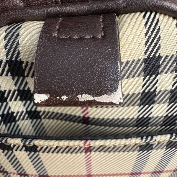 Burberry 經典格紋圓筒包 