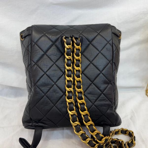 Chanel  Duma 黑色金扣 