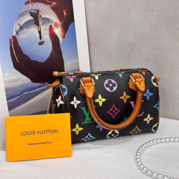 Louis Vuitton Vintage 黑三彩 speedy nano 