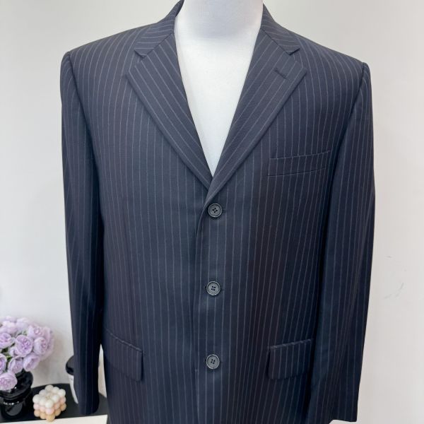 Givenchy 條紋男士西裝外套 