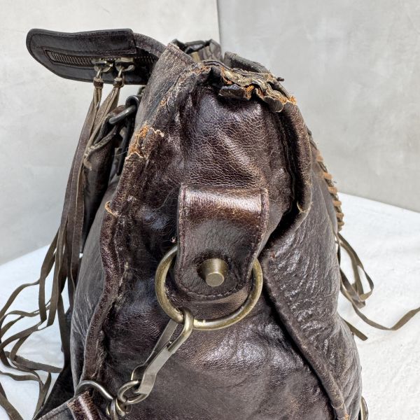 Balenciaga Le City 黑色機車包 