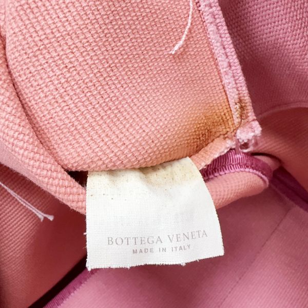 Bottega Veneta 粉紅色帆布托特包 