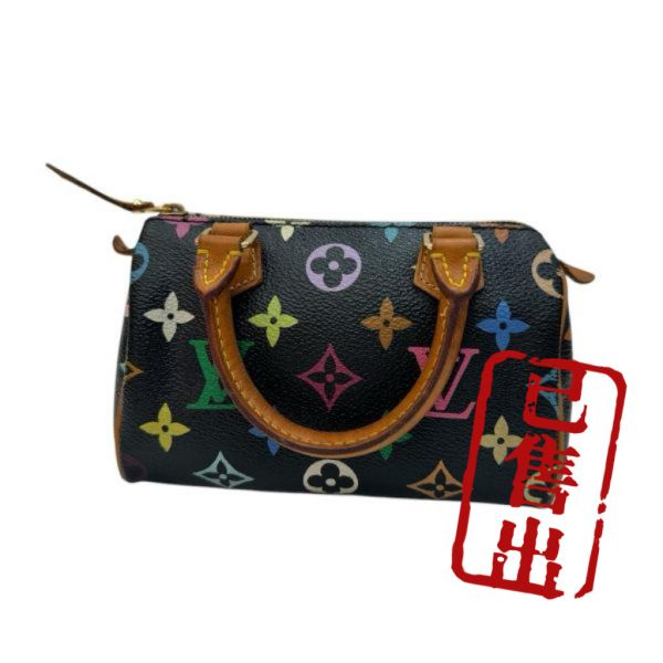 Louis Vuitton Vintage 黑三彩 speedy nano 波士頓 