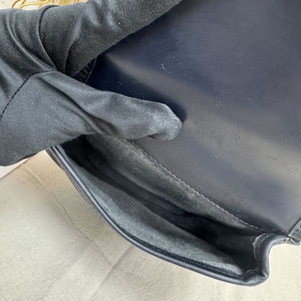 Gucci麂皮馬銜扣腰包 