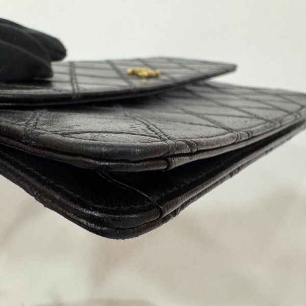 Chanel vintage 黑金手拿錢包 