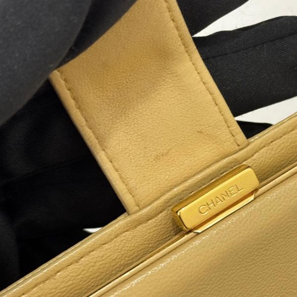 Chanel 米色長夾 