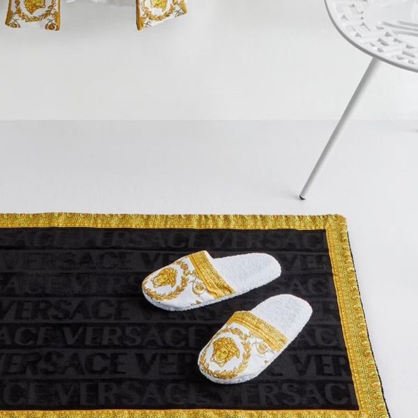 Versace 棉質奢華居家拖鞋 