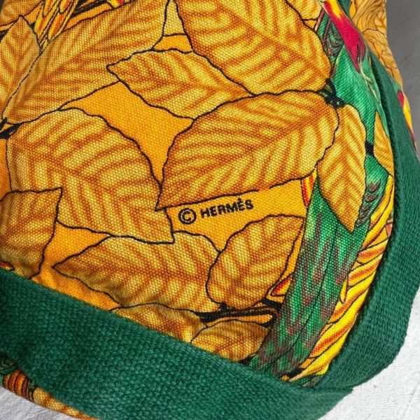 Hermès 帆布沙灘水桶包 