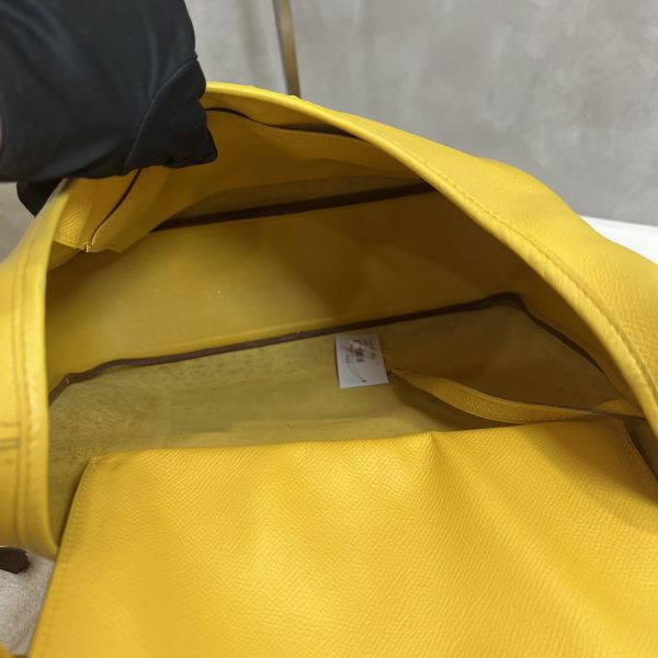 Hermès 黃色 tsako單肩包 