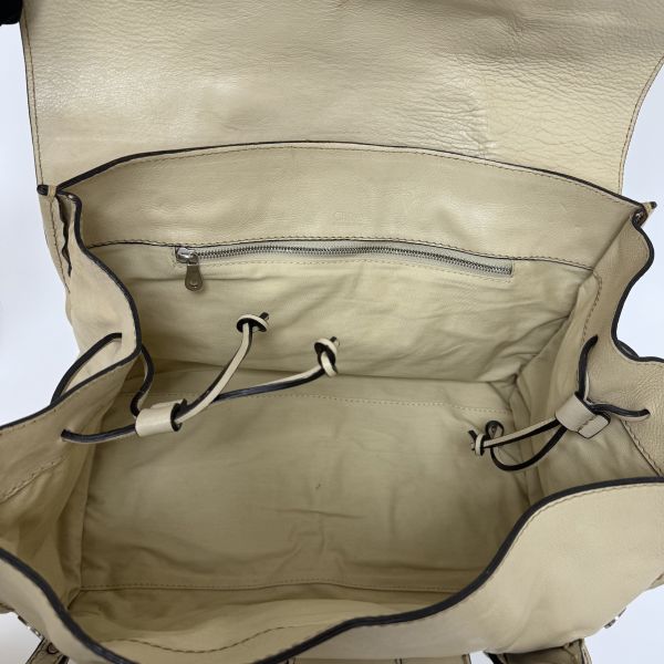 Chloe Edith Bag 米白前口袋手提包 