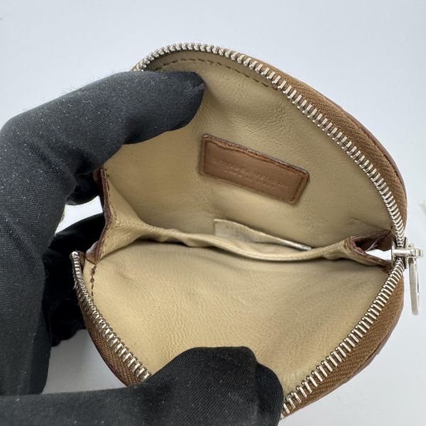 Bottega Veneta 棕色編織零錢包 