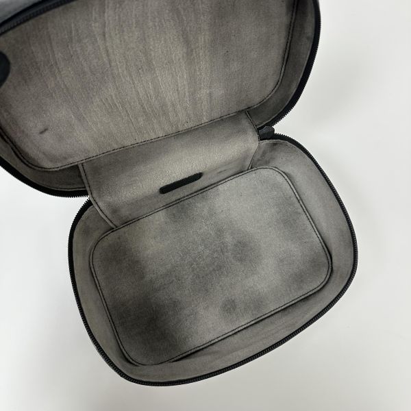 Gucci 古馳 黑色皮革化妝包 