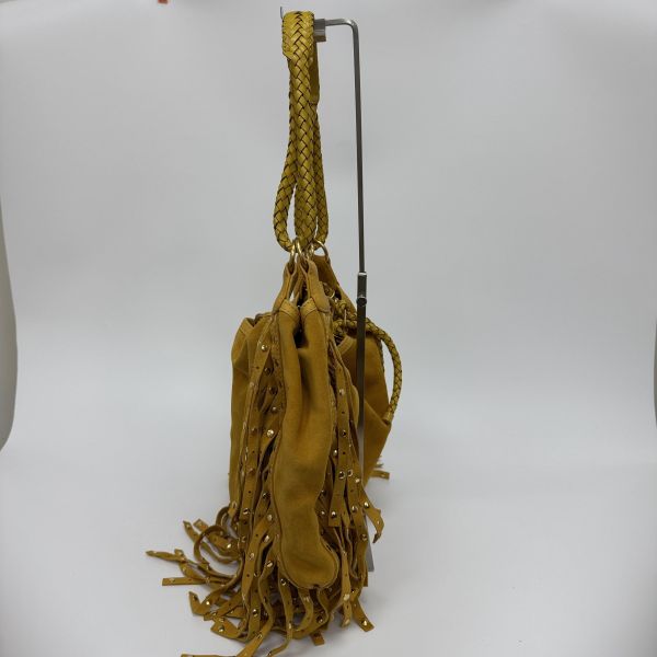 Loewe 黃色絨面革 (Suede) 手提包 
