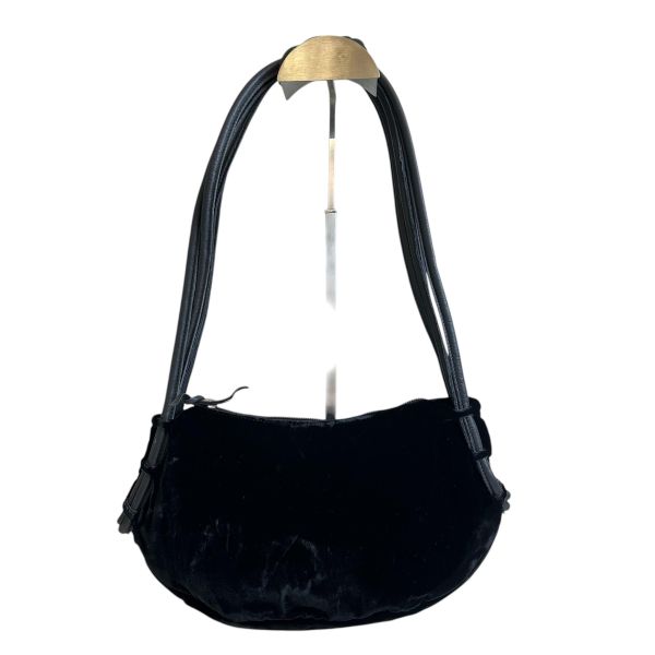 Emporio Armani 亞曼尼 毛毛半月包 水餃包 