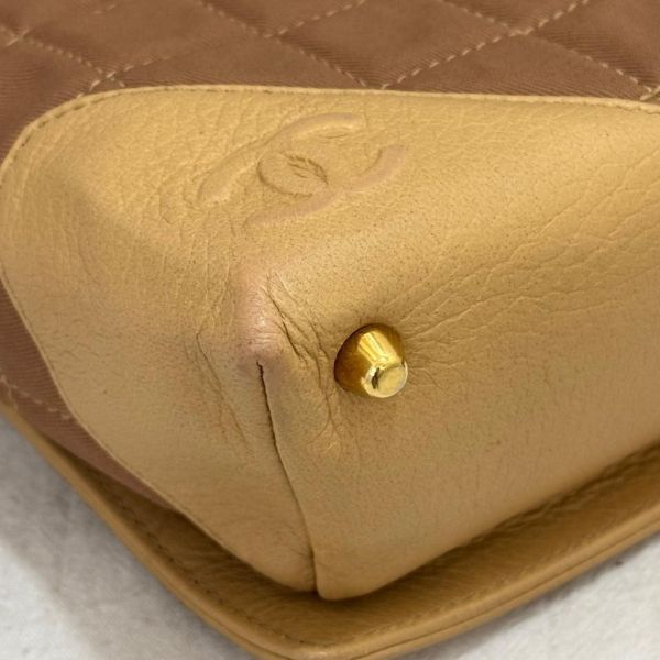 Chanel 冰格拼皮托特包 