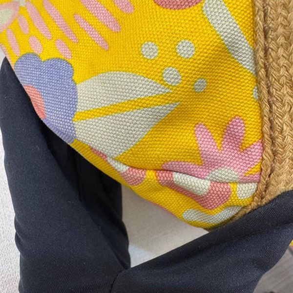 （出清特惠）Chanel 春日圖花草編沙灘包 