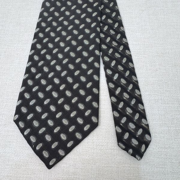 Bally  黑 橢圓形點點 領帶 領結 絲綢（中古） 