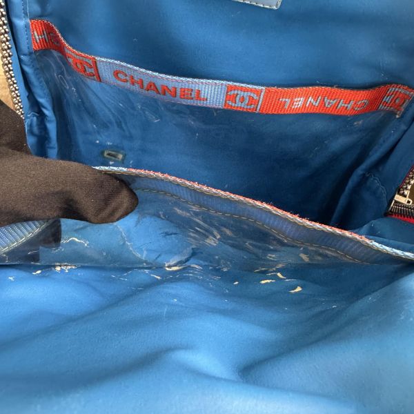 Chanel Sportline撞色雙肩包 