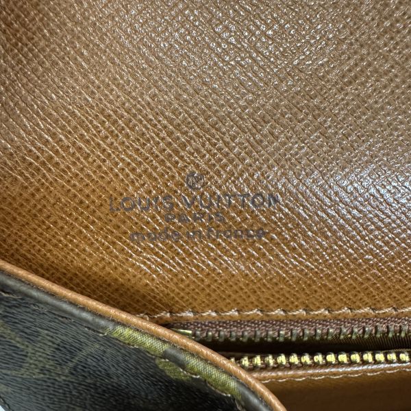 Louis Vuitton 老花紅皮手拿包 