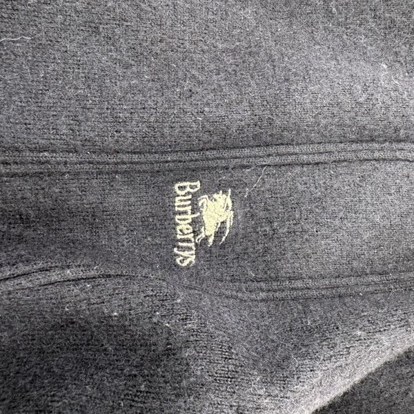 Burberry 皮拼羊毛衣 