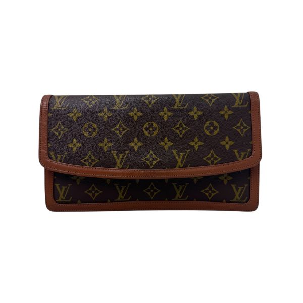 LV 紅皮信封手拿包 