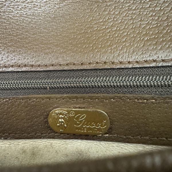 Gucci古馳 棕色復古信封包 