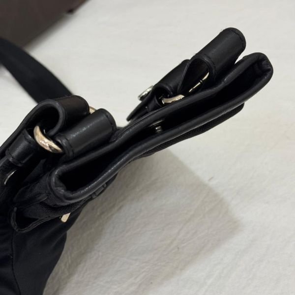 BALLY 黑色帆布背包 