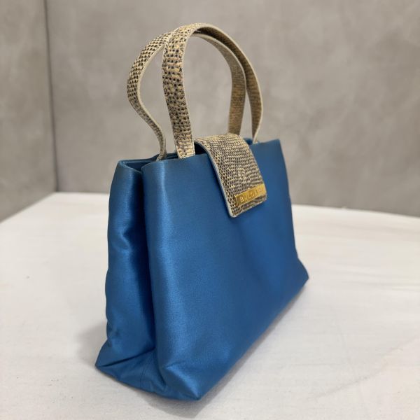 BVLGARI 寶格麗 絲綢緞面肩背包 