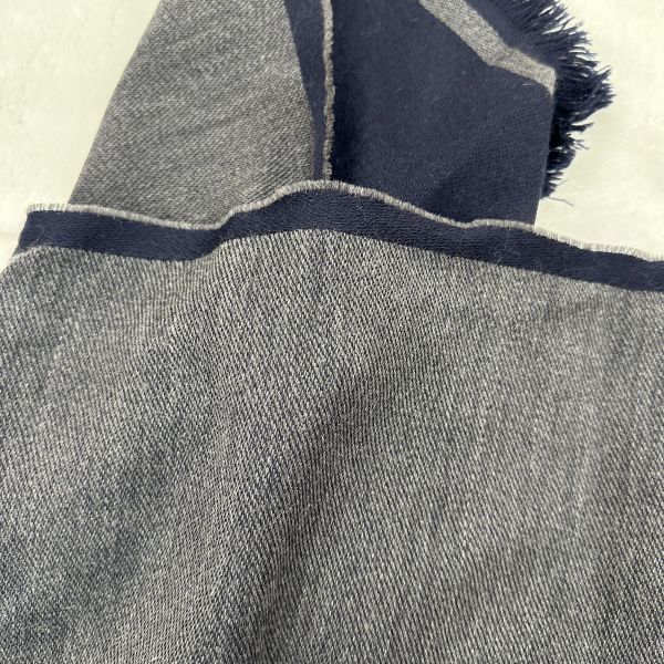 Emporio Armani 亞曼尼 提花老鷹標誌羊毛混紡圍巾 