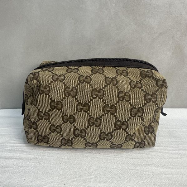 GUCCI Vintage 中古老花化妝包 