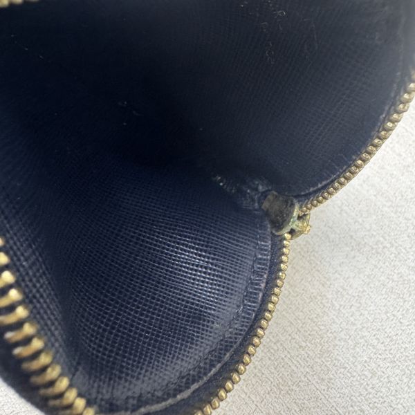 Louis Vuitton 黑色提花布零錢包 