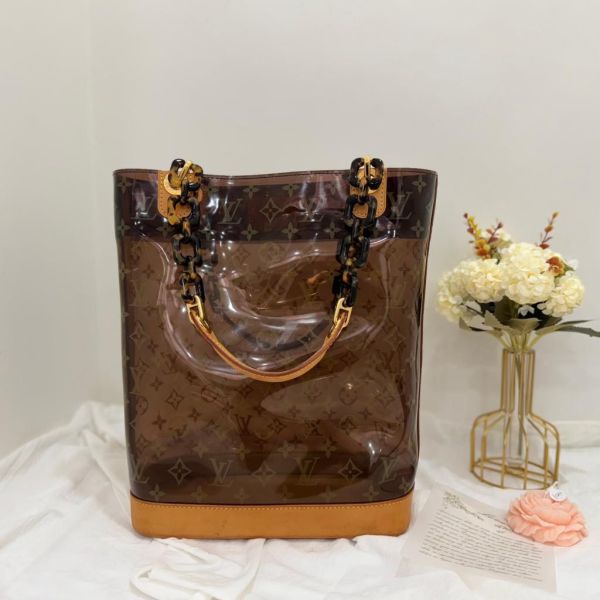Louis Vuitton 玳瑁透明水桶沙灘包 