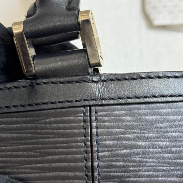 Louis Vuitton 條紋 黑色 手提 