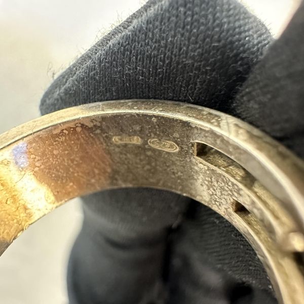 GUCCI 中古G 925銀飾戒指 