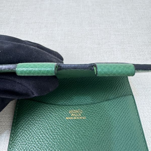 Hermes 綠色 卡夾 