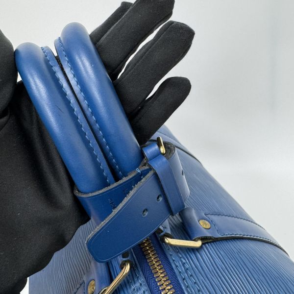 Louis Vuitton Keepall 50藍色旅行袋 