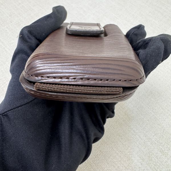 Louis Vuitton 咖啡色水波紋多功能鑰匙包 
