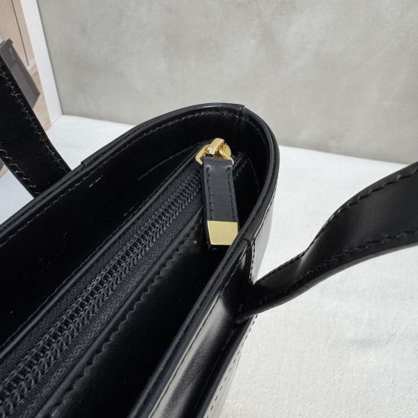 LOEWE 黑色皮革復古小托特包 / 手提包* 