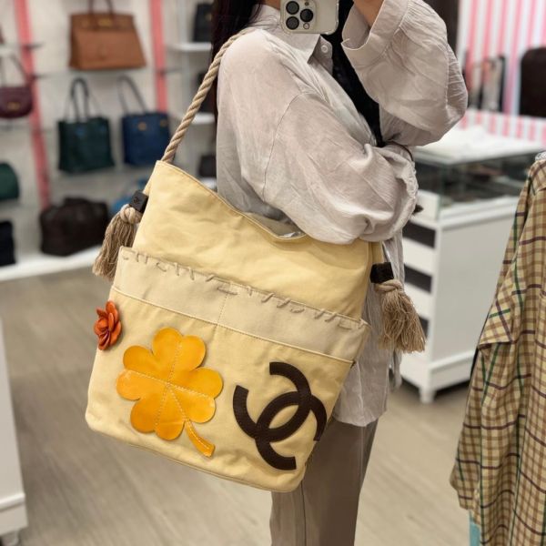 Chanel vintage花卉渡假包 