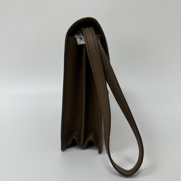 Gucci古馳 棕色復古信封包 