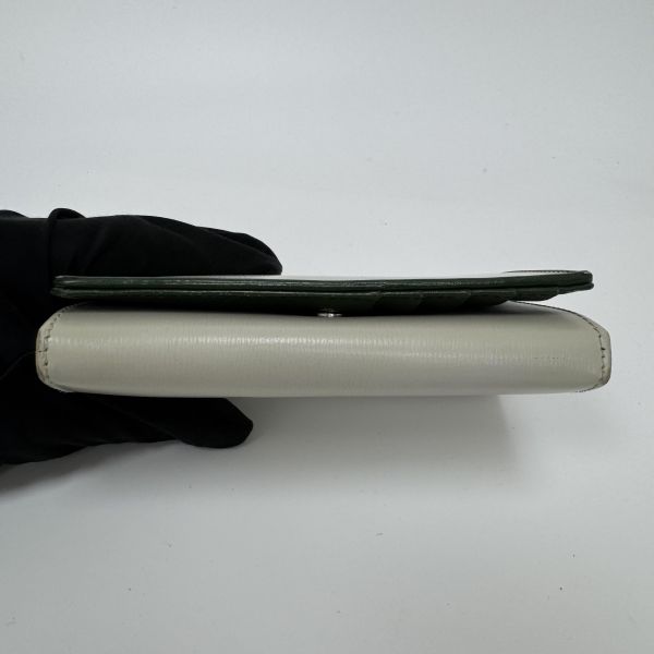 Agnes b. 淺綠 綠邊短款錢包 