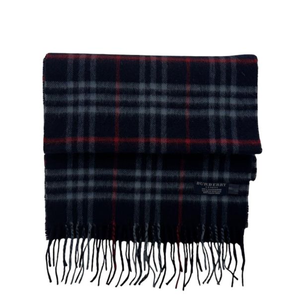 Burberry 藍格圍巾 