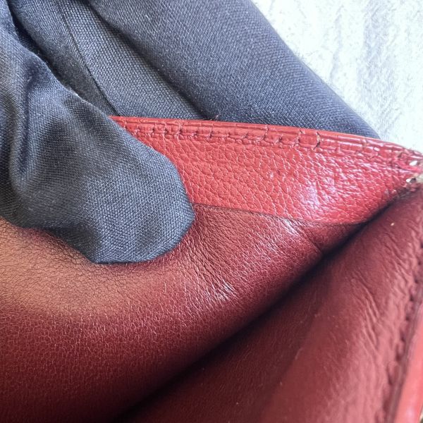 Hermès  紅色中夾 