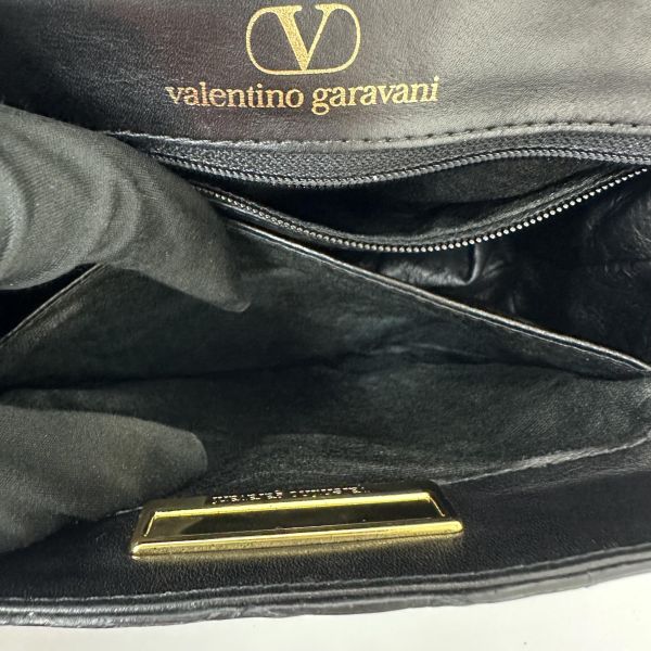 Valentino 范倫鐵諾 金色燙印 斜背包 