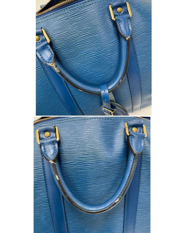 Louis Vuitton Keepall 50藍色旅行袋 