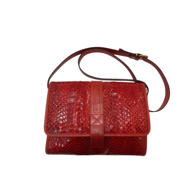 FENDI 蟒蛇皮肩包 